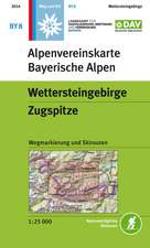 DAV Alpenvereinskarte Bayerische Alpen 08. Wettersteingebirge, Zugspitze 1 : 25 000