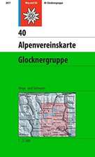 DAV Alpenvereinskarte 40 Glocknergruppe 1 : 25 000