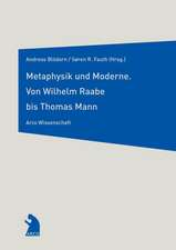 Metaphysik und Moderne