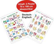 Das bunte Kinder-ABC + Meine tierischen Zahlen von 1-20 Deutsch/Englisch