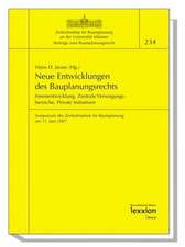 Neue Entwicklungen Des Bauplanungsrechts: Innenentwicklung, Zentrale Versorgungsbereiche, Private Initiativen