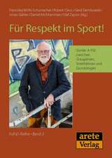 Für Respekt im Sport