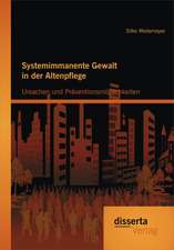 Systemimmanente Gewalt in Der Altenpflege - Ursachen Und Praventionsmoglichkeiten: Risikomanagement Ohne Komplexe Mathematische Modelle