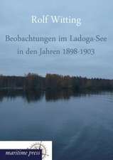 Beobachtungen im Ladoga-See in den Jahren 1898-1903