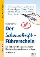 Der Schönschrift-Führerschein