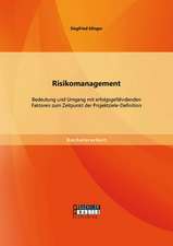 Risikomanagement: Bedeutung Und Umgang Mit Erfolgsgefahrdenden Faktoren Zum Zeitpunkt Der Projektziele-Definition