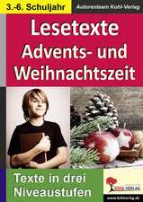 Lesetexte ADVENTS- & WEIHNACHTSZEIT