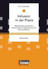 Inklusion in Der Praxis: Moglichkeiten Und Grenzen Des Konzepts Im Religionsunterricht Der Grundschule