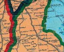 Historische Karte: DEUTSCHES REICH - Provinzen Ostpreußen, Westpreußen, Posen und Schlesien nach dem 28. Juni 1919 (gerollt)