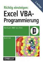 Held, B: Richtig einsteigen: Excel-VBA-Programmierung