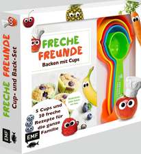 Freche Freunde: Das freche Cup- und Back-Set - Mit 5 Cups und 20 frechen Rezepten für die ganze Familie