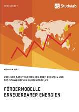 Fördermodelle Erneuerbarer Energien. Vor- und Nachteile des EEG 2017, EEG 2014 und des schwedischen Quotenmodells