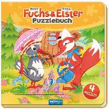 Trötsch Unser Sandmännchen Puzzlebuch mit 4 Puzzle Fuchs und Elster