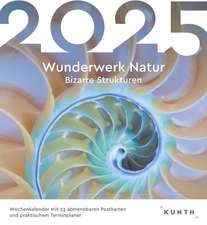 Wunderwerk Natur - Bizarre Strukturen - KUNTH Postkartenkalender 2025