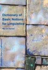 Dictionary of Basic Notions for Linguistics