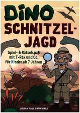 Dino Schnitzeljagd Spiel - Auf Schatzsuche mit Dinosauriern in der Urzeit