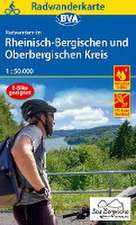 Radwanderkarte BVA Radwandern im Rheinisch-Bergischen und Oberbergischen Kreis 1:50.000, reiß- und wetterfest, GPS-Tracks Download