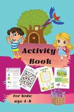 Activity book for kids ages 4-8