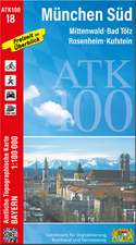 ATK100-18 München Süd (Amtliche Topographische Karte 1:100000)