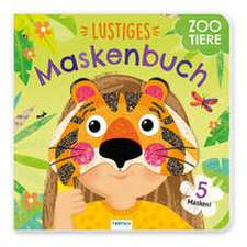 Trötsch Pappenbuch mit Masken Lustiges Maskenbuch Zootiere