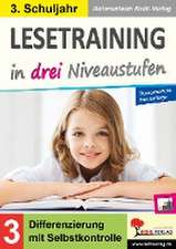 Lesetraining in drei Niveaustufen / Klasse 3