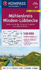 KOMPASS Fahrradkarte 3217 Mühlenkreis Minden-Lübbecke 1:50.000