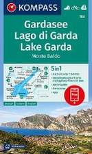 KOMPASS Wanderkarte 102 Gardasee, Lago di Garda, Lake Garda, Monte Baldo 1:50.000