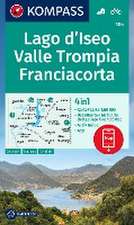 KOMPASS Wanderkarte 106 Lago d'Iseo, Valle Trompia, Franciacorta 1:50.000