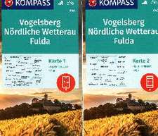 KOMPASS Wanderkarten-Set Vogelsberg, Nördliche Wetterau (2 Karten) 1:50.000