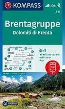 KOMPASS Wanderkarte 073 Brentagruppe / Dolomiti di Brenta 1:25.000