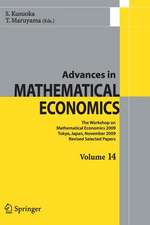 Advances in Mathematical Economics Volume 14