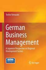 German Business Management: A Japanese Perspective on Regional Development Factors