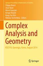 Complex Analysis and Geometry: KSCV10, Gyeongju, Korea, August 2014