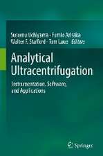 Analytical Ultracentrifugation: Instrumentation, Software, and Applications