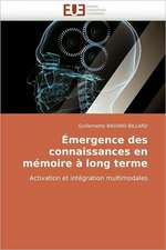 Émergence des connaissances en mémoire à long terme