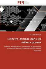 L'Electro-Osmose Dans Les Milieux Poreux