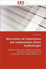 Nitruration de l'aluminium par implantation d'ions multichargés