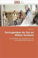 Sociogenese Du Soi En Milieu Scolaire: La Salinite