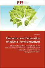 Elements Pour L Education Relative A L Environnement