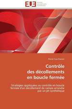 Controle Des Decollements En Boucle Fermee