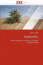 Insecurites.: Entre Equite Et Efficience