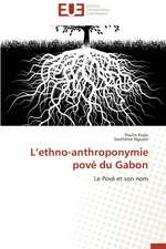 L Ethno-Anthroponymie Pove Du Gabon