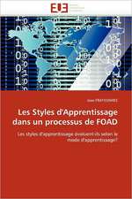 Les Styles D'Apprentissage Dans Un Processus de Foad: Quel Est Le Meilleur Traducteur Technique?