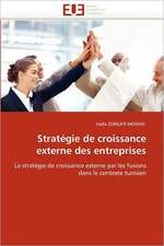 Stratégie de croissance externe des entreprises