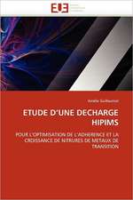 Etude D''Une Decharge Hipims