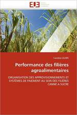 Performance des filières agroalimentaires