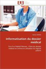 Informatisation Du Dossier Medical