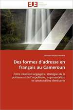 Des formes d¿adresse en français au Cameroun