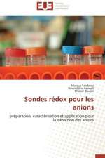 Sondes Redox Pour Les Anions: E-Services Et Applications Internet