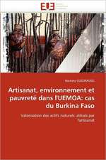 Artisanat, environnement et pauvreté dans l''UEMOA: cas du Burkina Faso